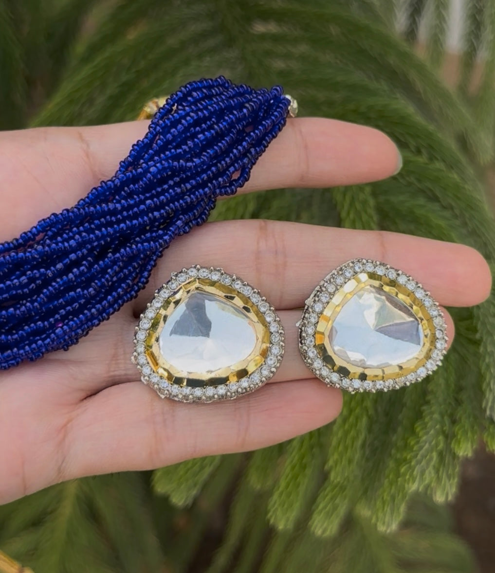 KUNDAN CHOKAR with Ear Studs