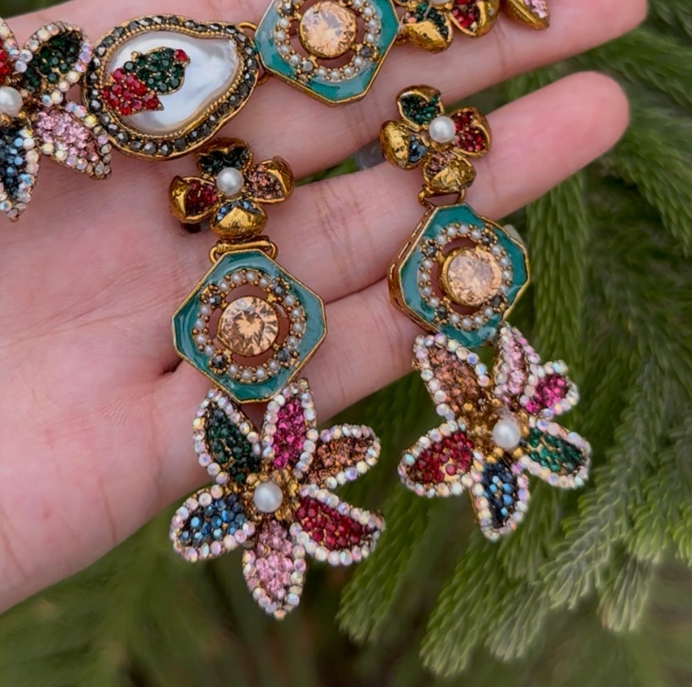 Turkish Stone Mother Pearl CHOKAR Set