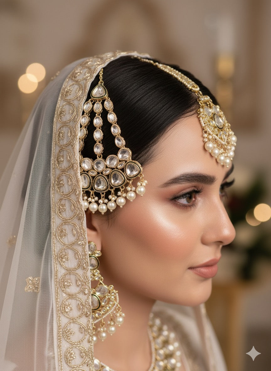 Indian Kundan Bridal Set ✨