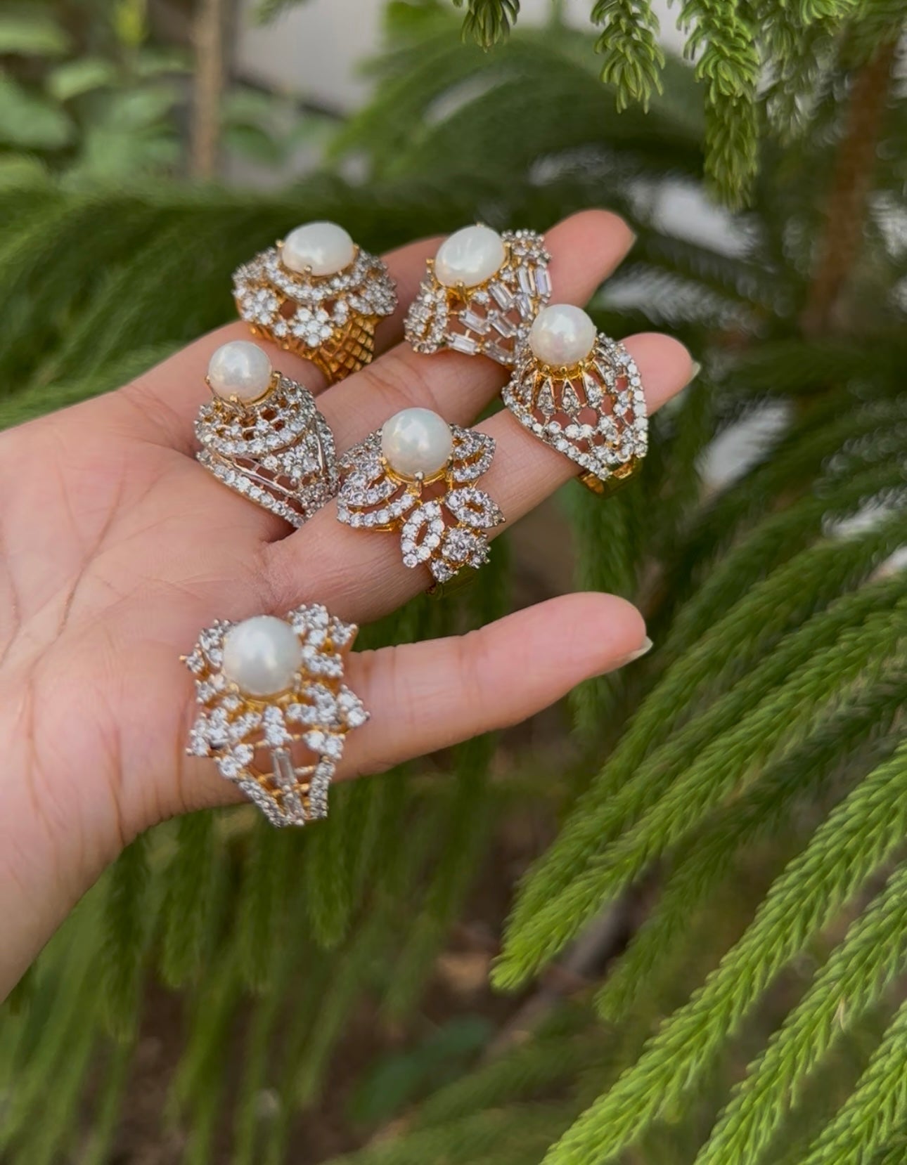 Zircon Adjustable Rings