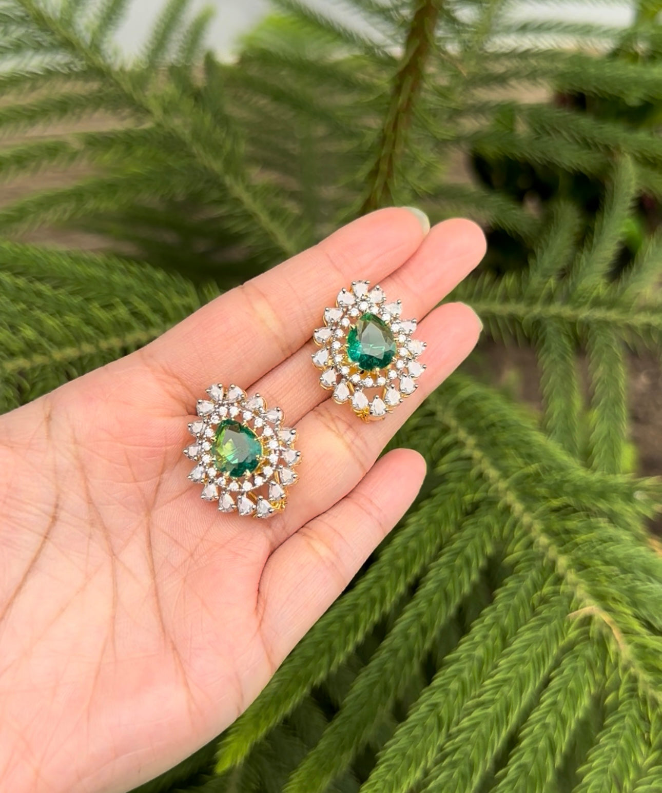 Zircon Ear Studs