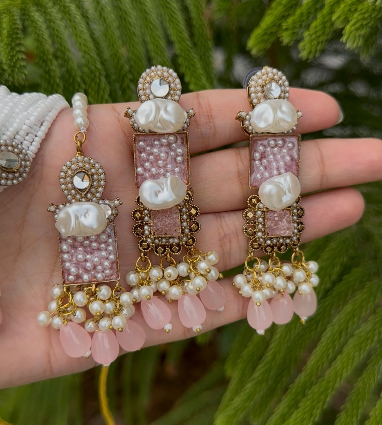 Mother Pearl With Turkish Stones Chokar Set