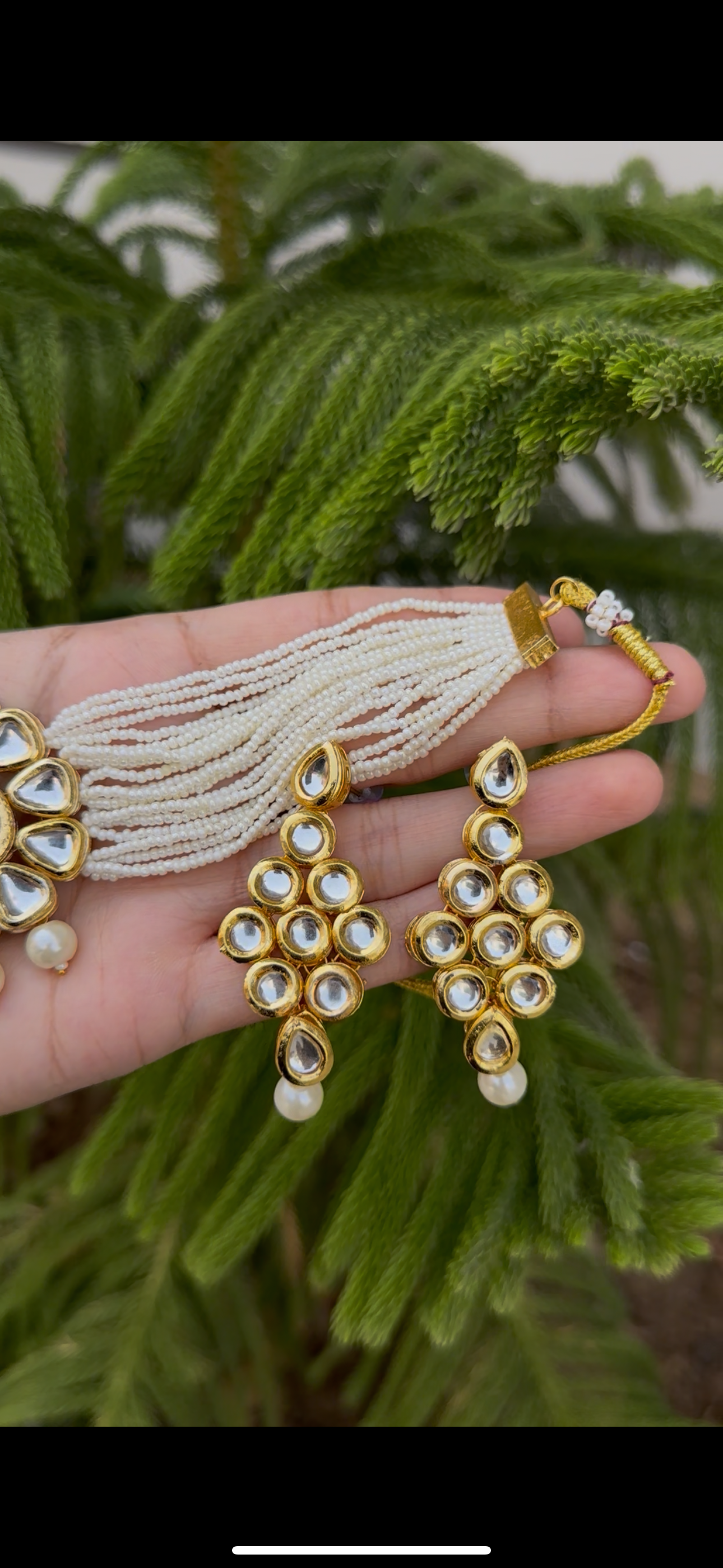 Indian KUNDAN with MEENAKARI Work CHOKAR Set
