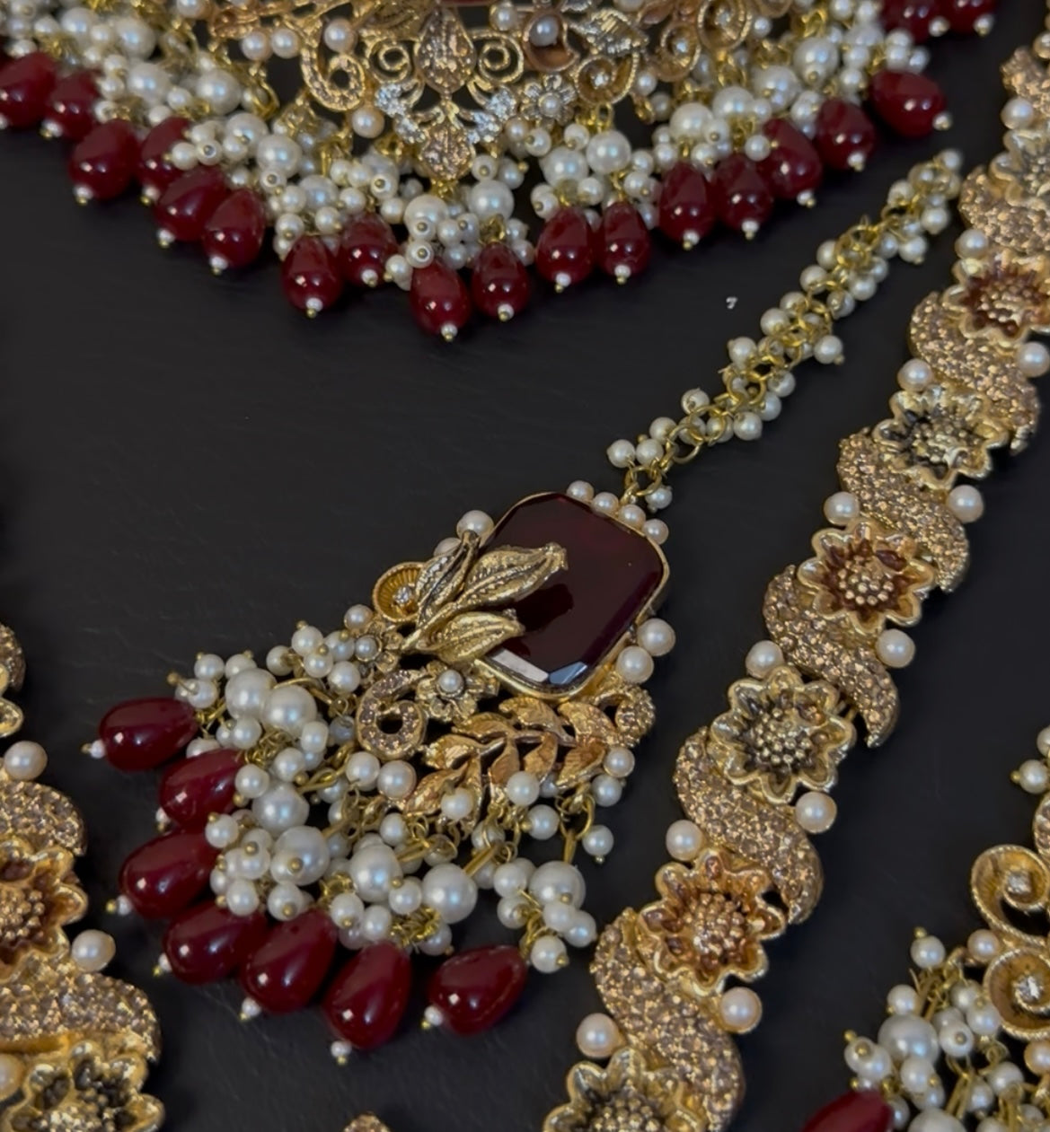 Gold Plated Handcrafed Bridal Set ✨