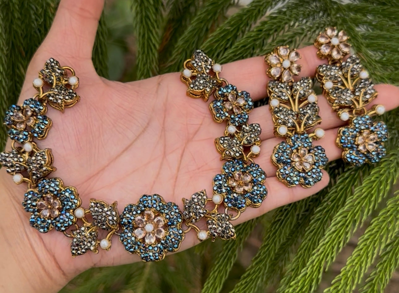 Turkish Stones Necklace Set