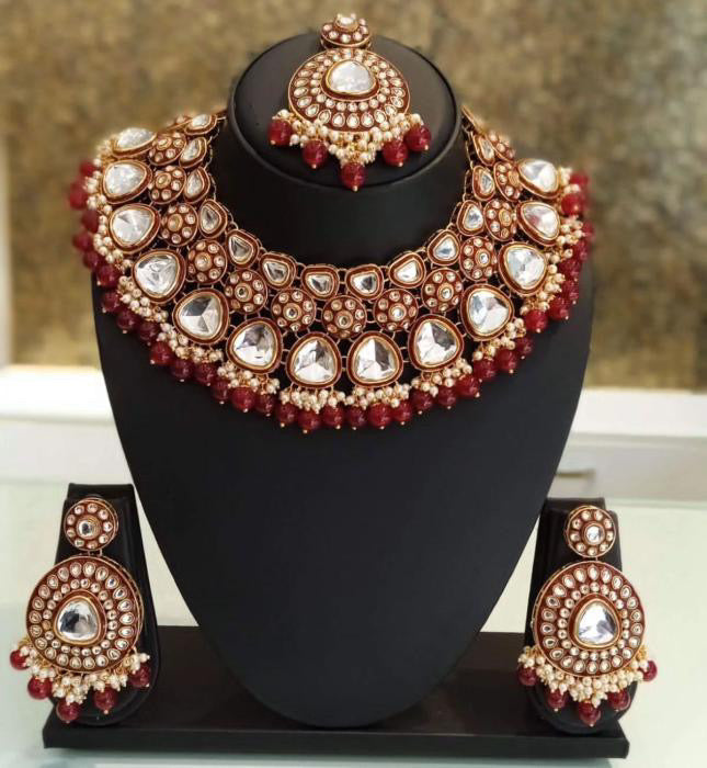 INDIAN KUNDAN NECKLACE SET
