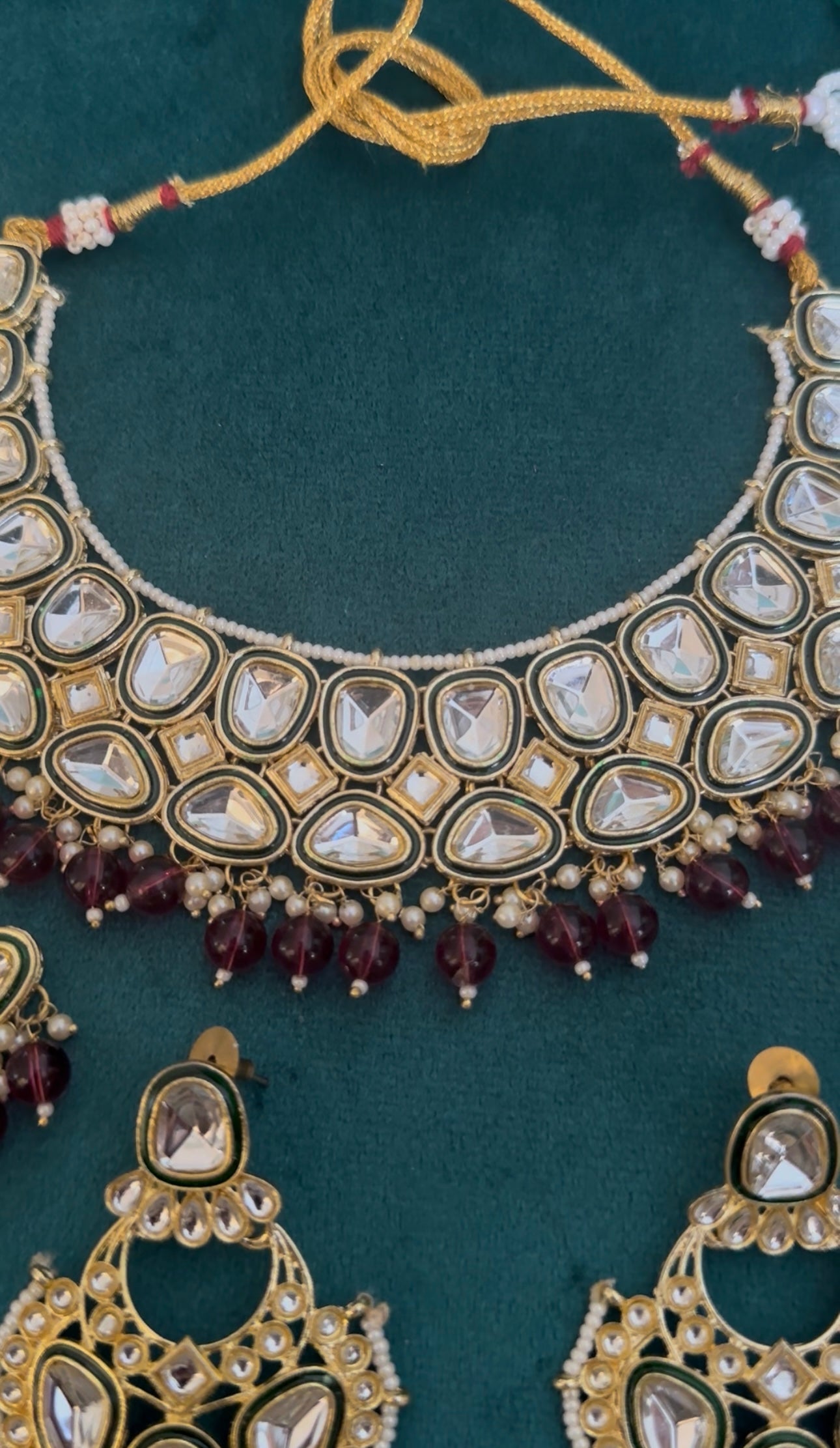 Indian Kundan Bridal Set ✨