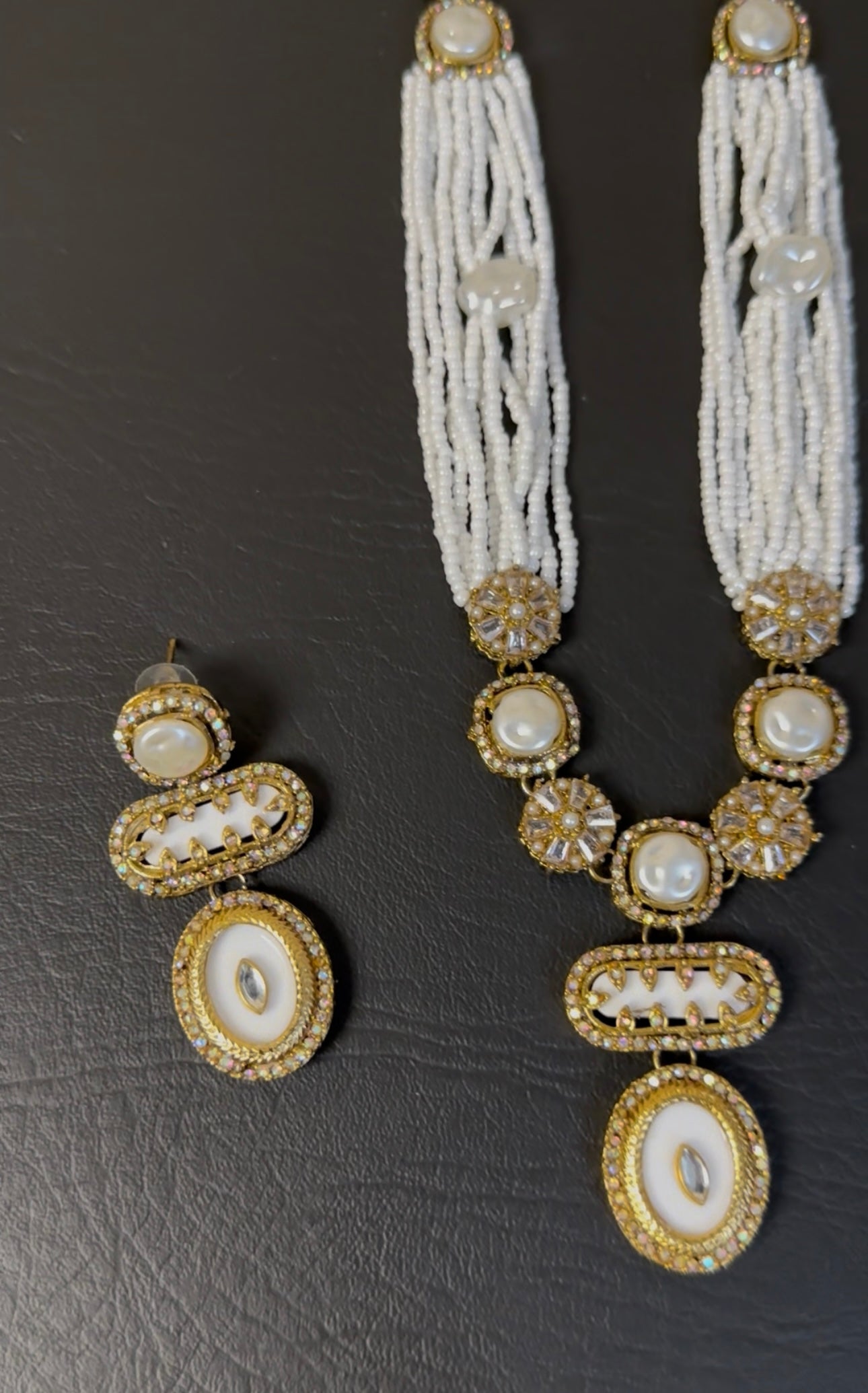 Turkish Stones With Mother pearl MALA Set