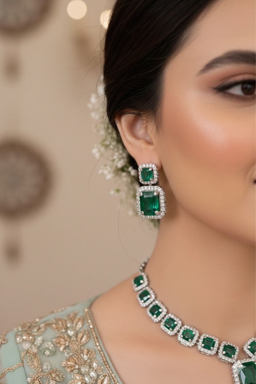 Ad Zircon Necklace Set π