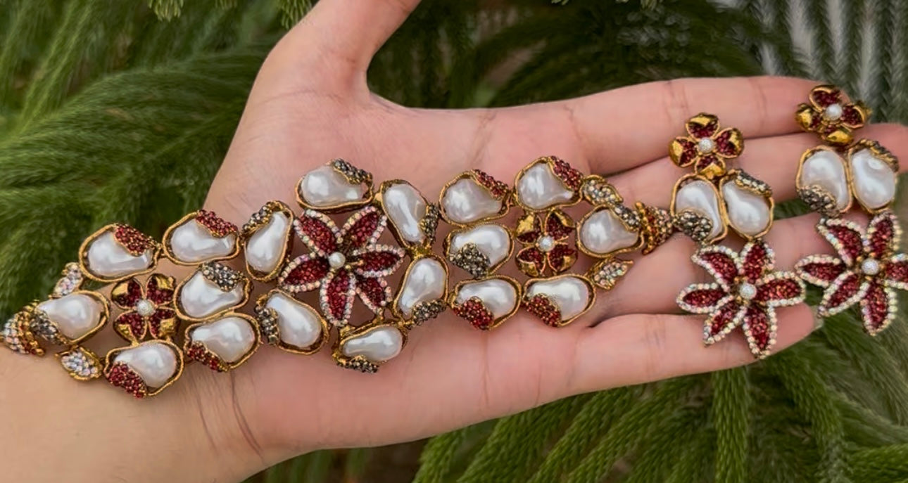 Mother Pearl Turkish Stone CHOKAR Set