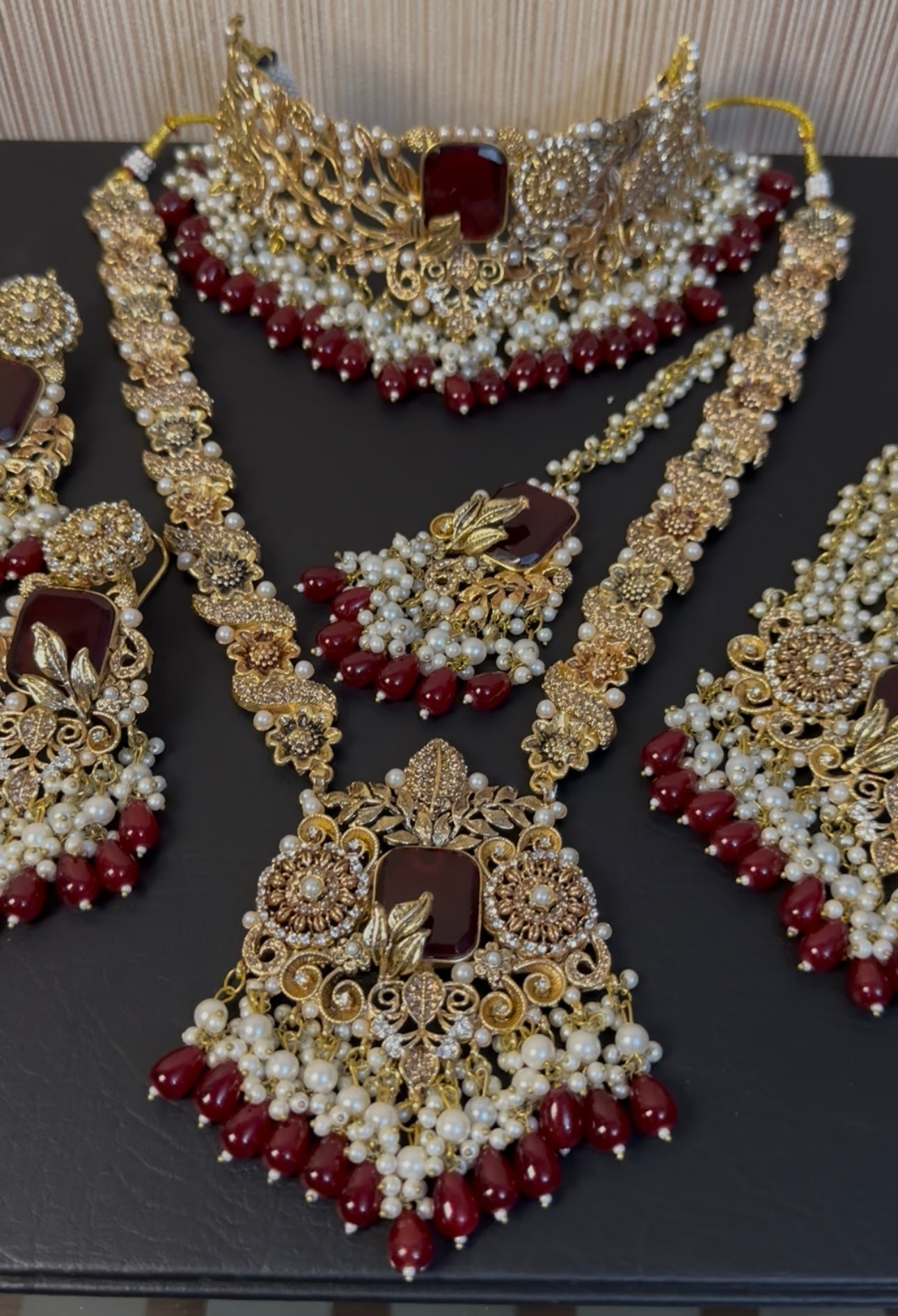 Gold Plated Handcrafed Bridal Set ✨