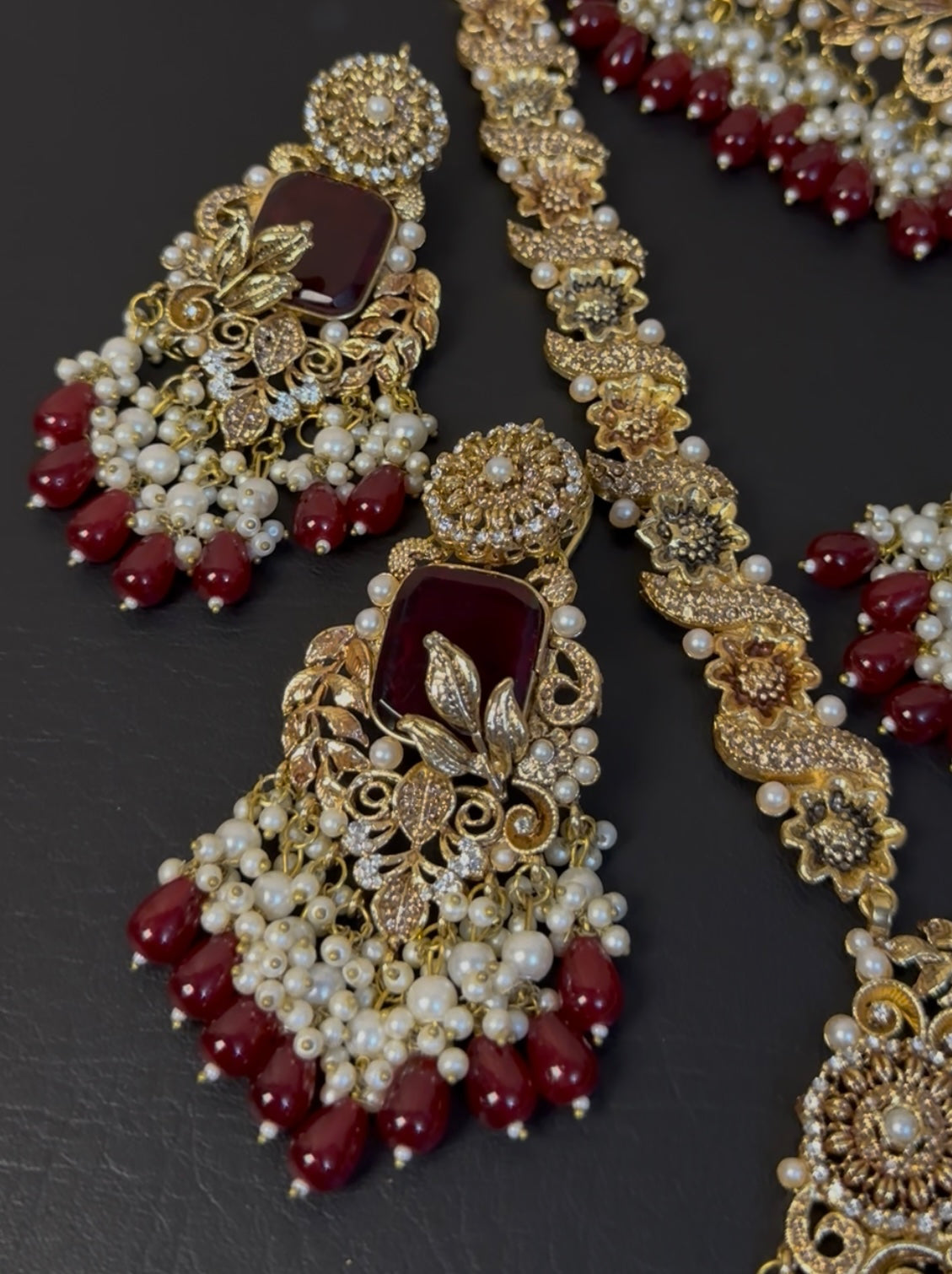 Gold Plated Handcrafed Bridal Set ✨