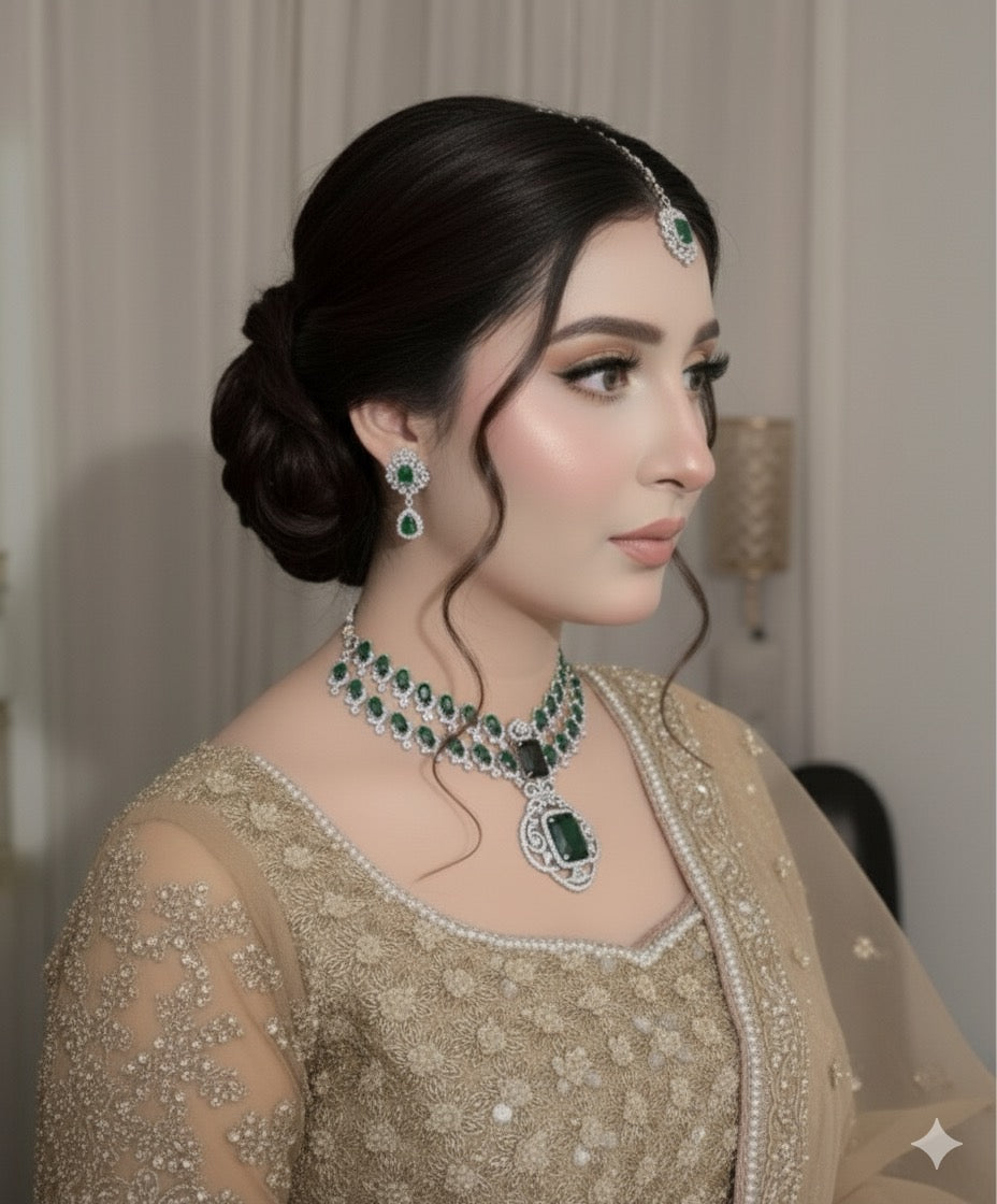 American Ad Diamonds Jarao Double line Zircon Set