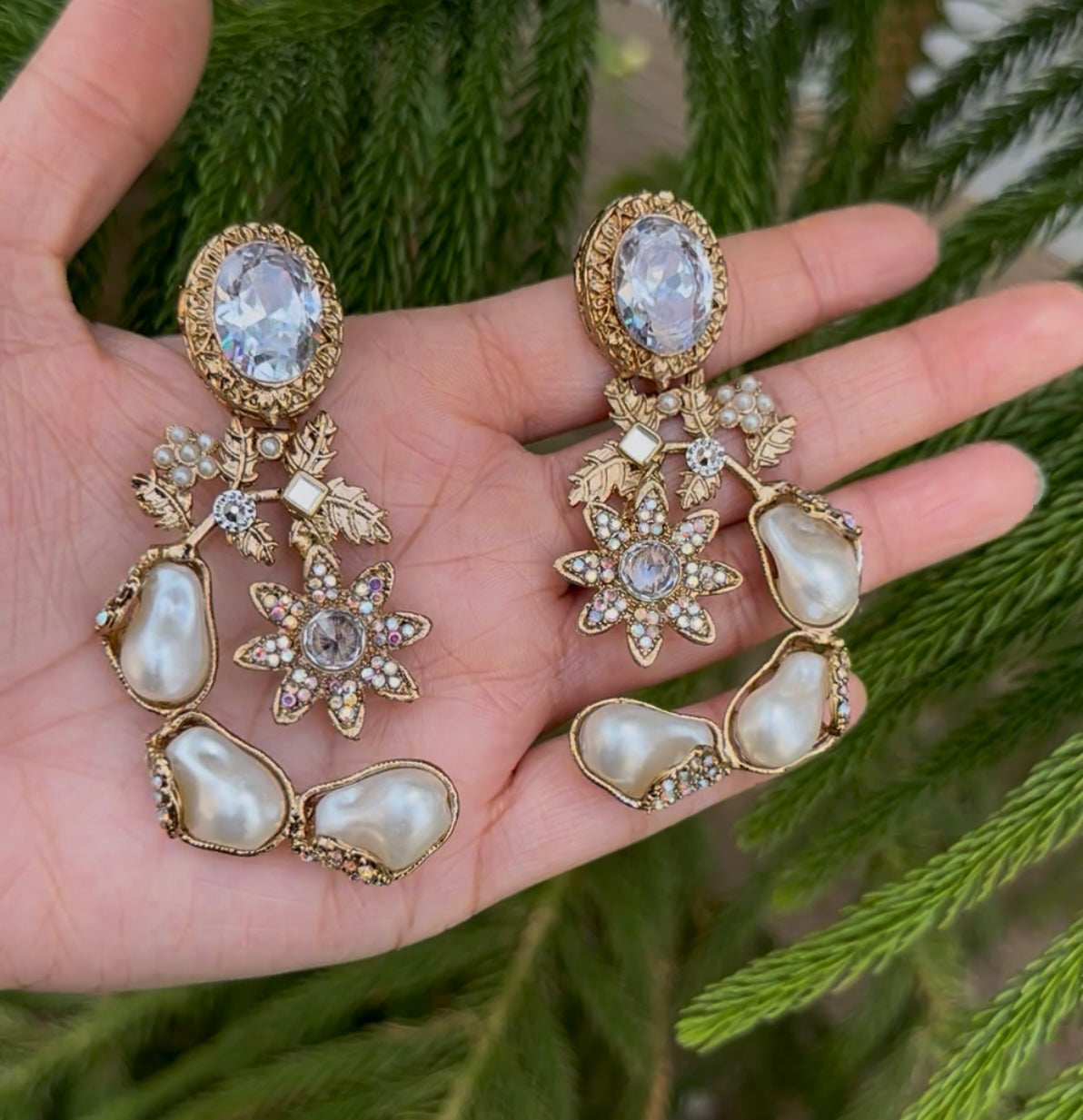 Turkish Stone with Mother pearl Earrings
