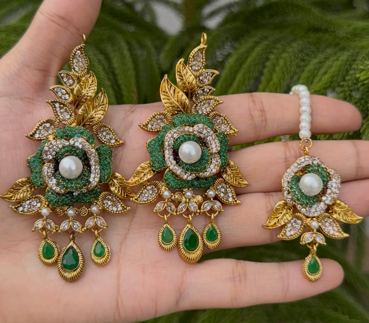 Turkish Earrings Tika Set