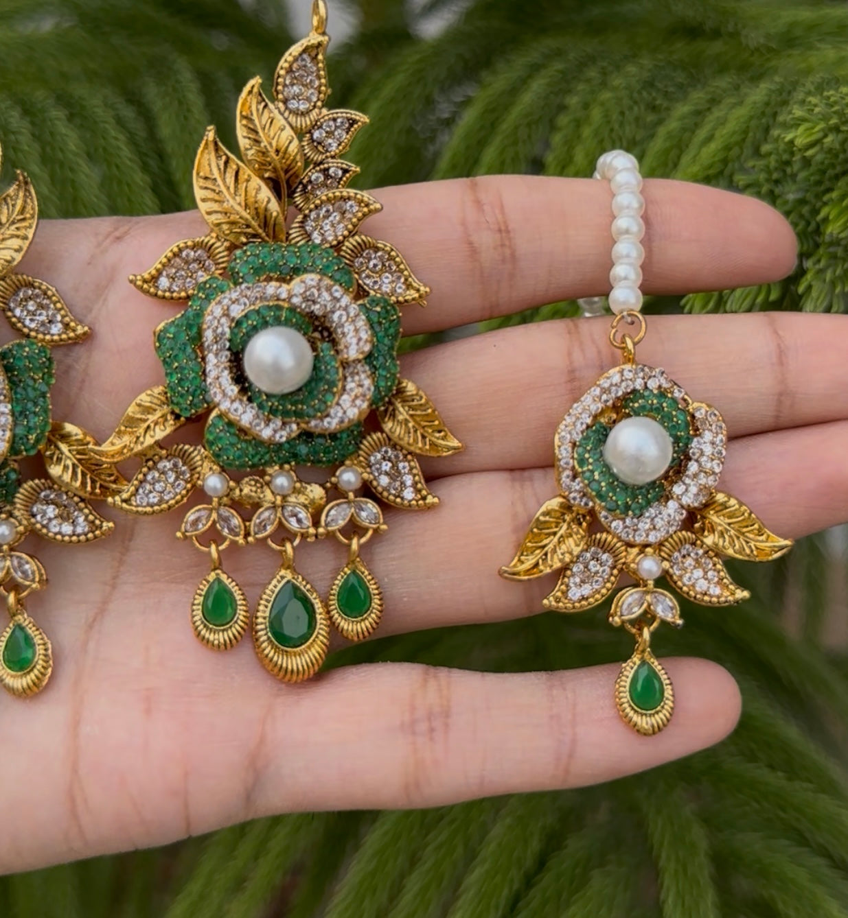 Turkish Earrings Tika Set