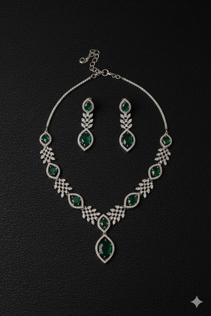 AD Zircon Necklace Set β¨π