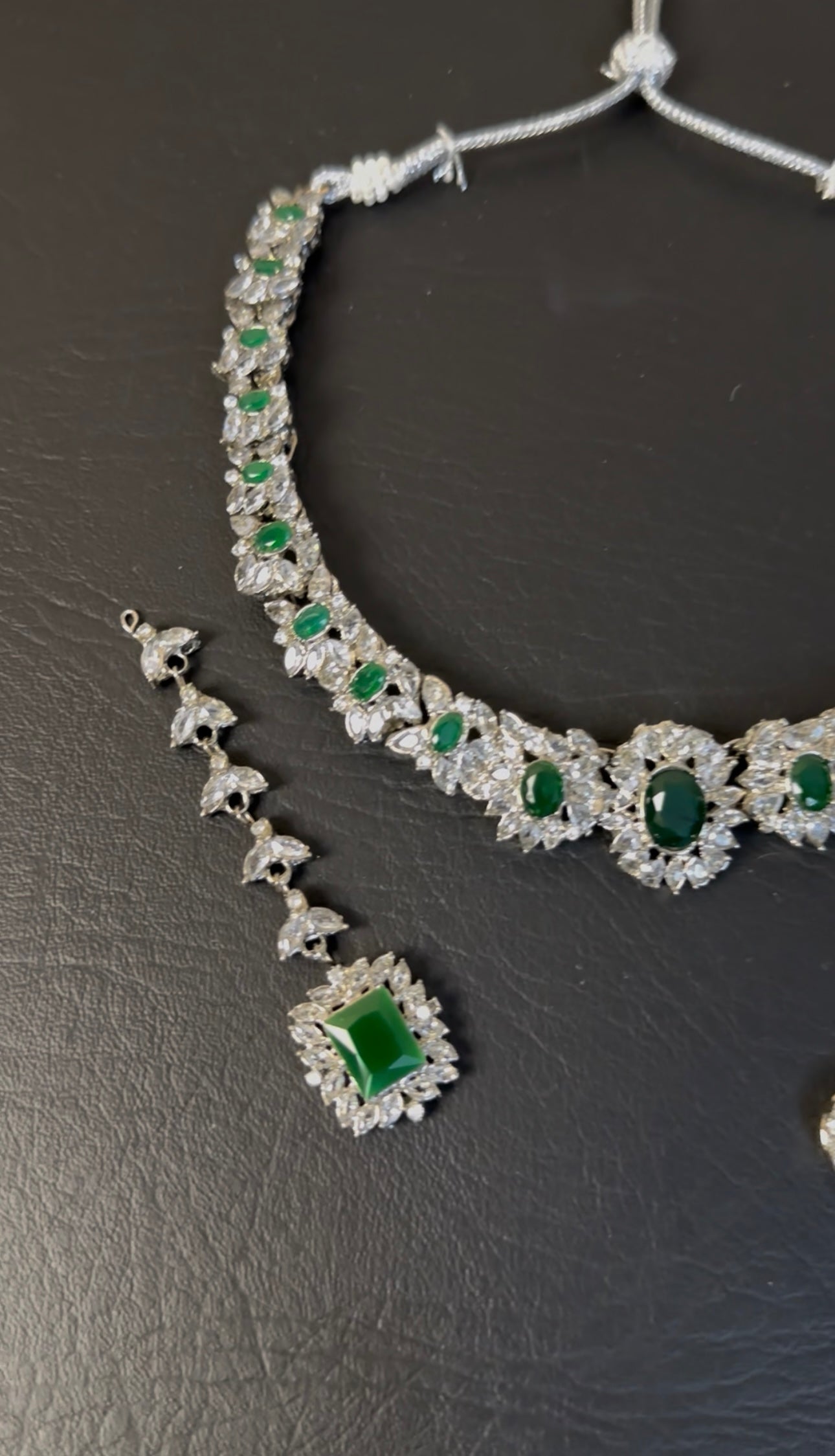 AD Zircon Necklace Set