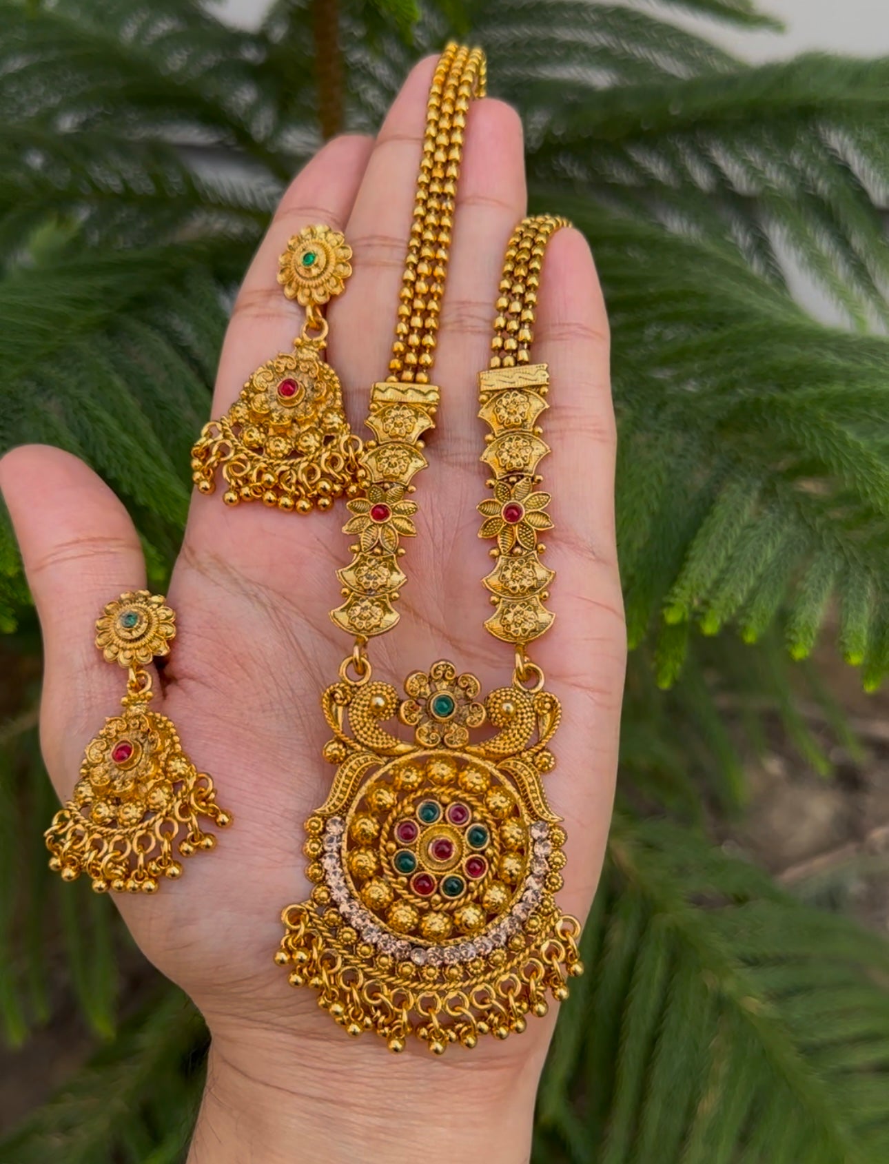 SOUTH INDIAN NECKLACE SET π«