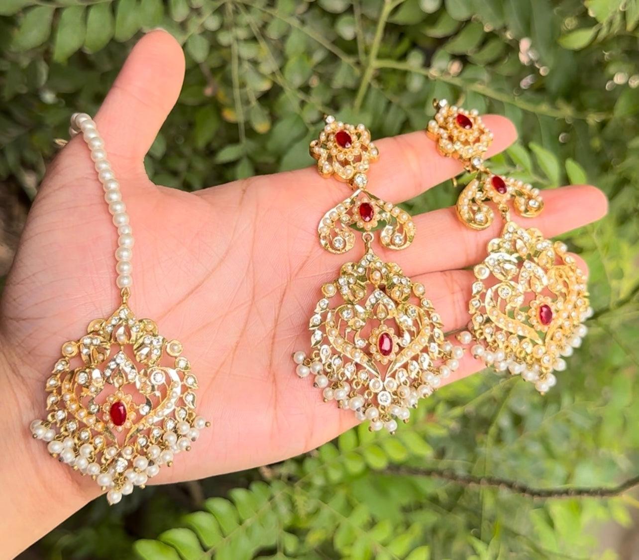 NAURATAN BRIDAL SET ( make to order set and it requires 15-18 days)