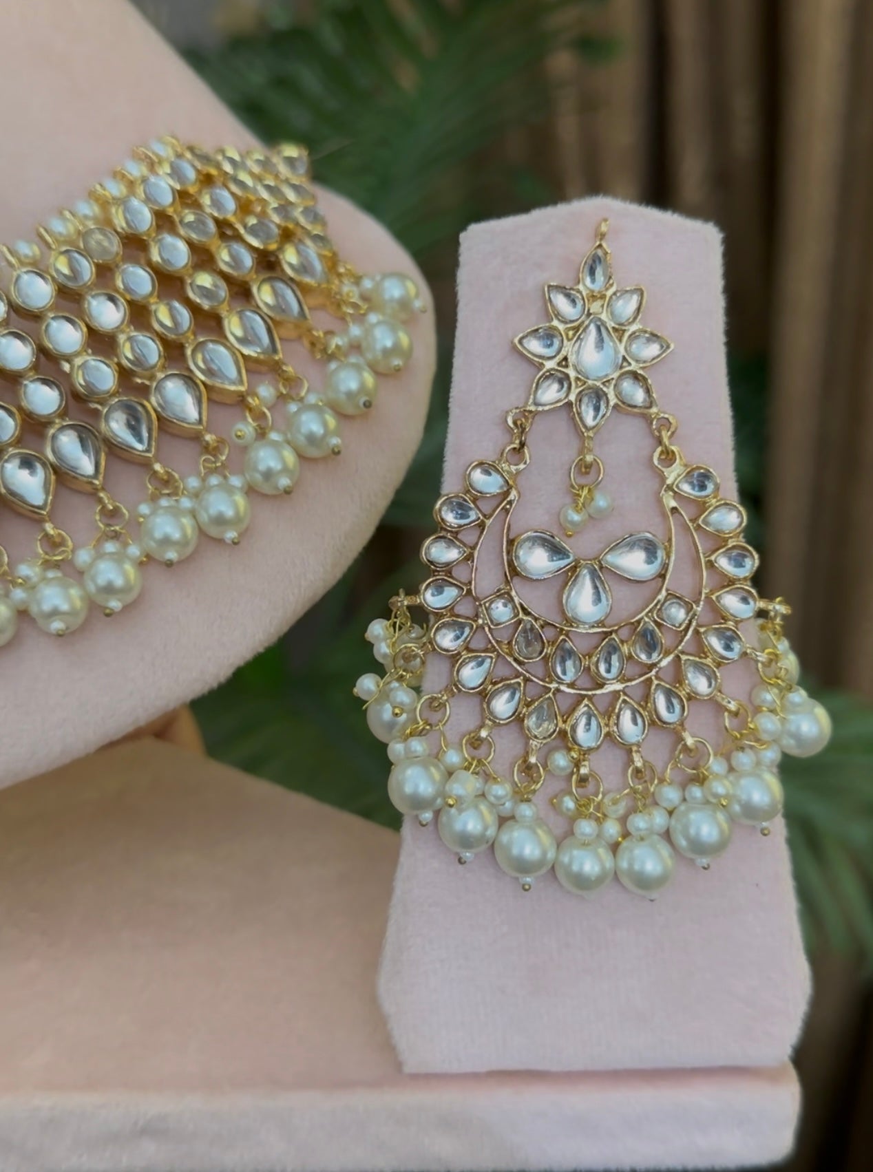 INDIAN KUNDAN NECKLACE SET