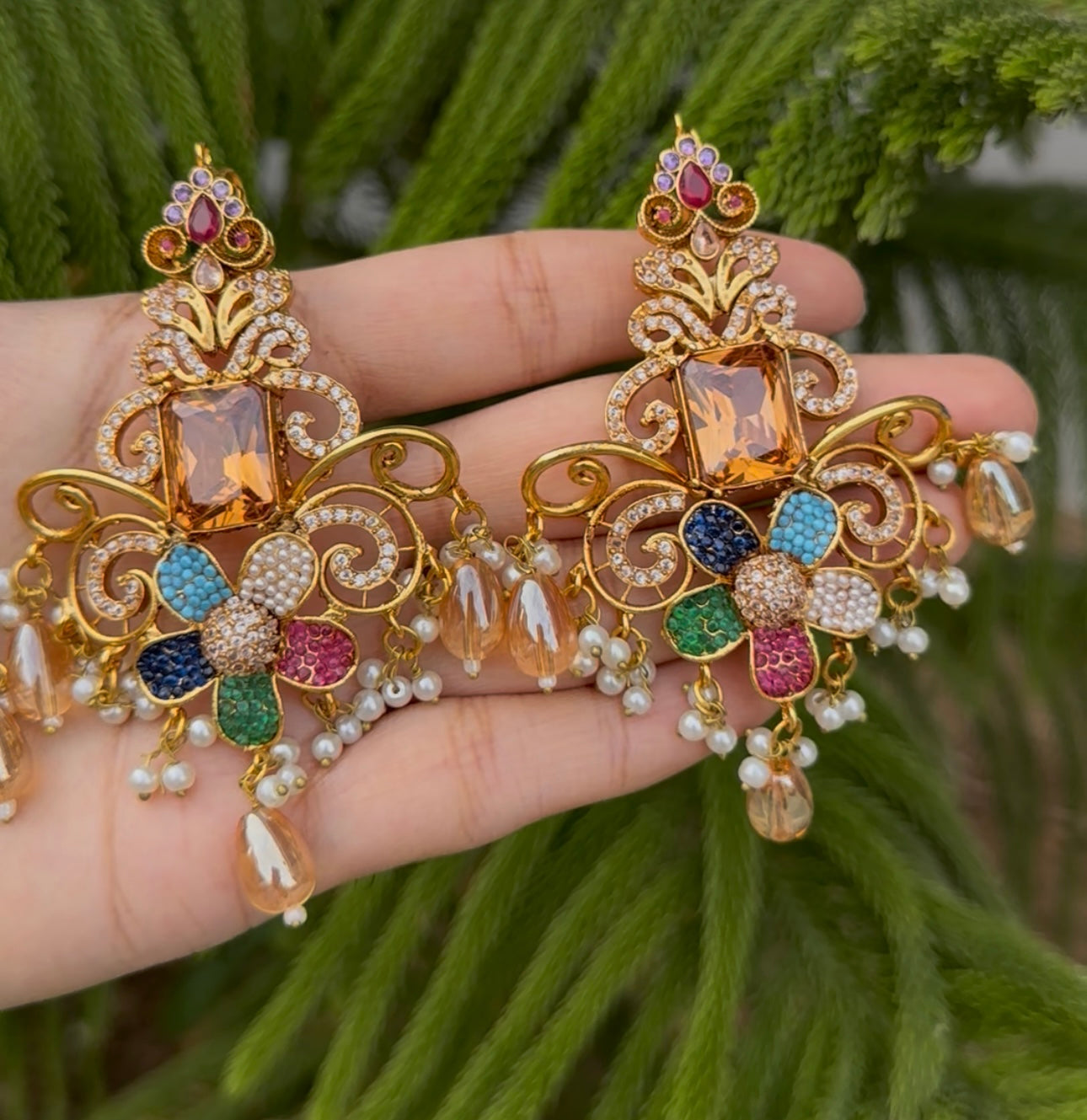 Turkish stones Earrings Tika Set