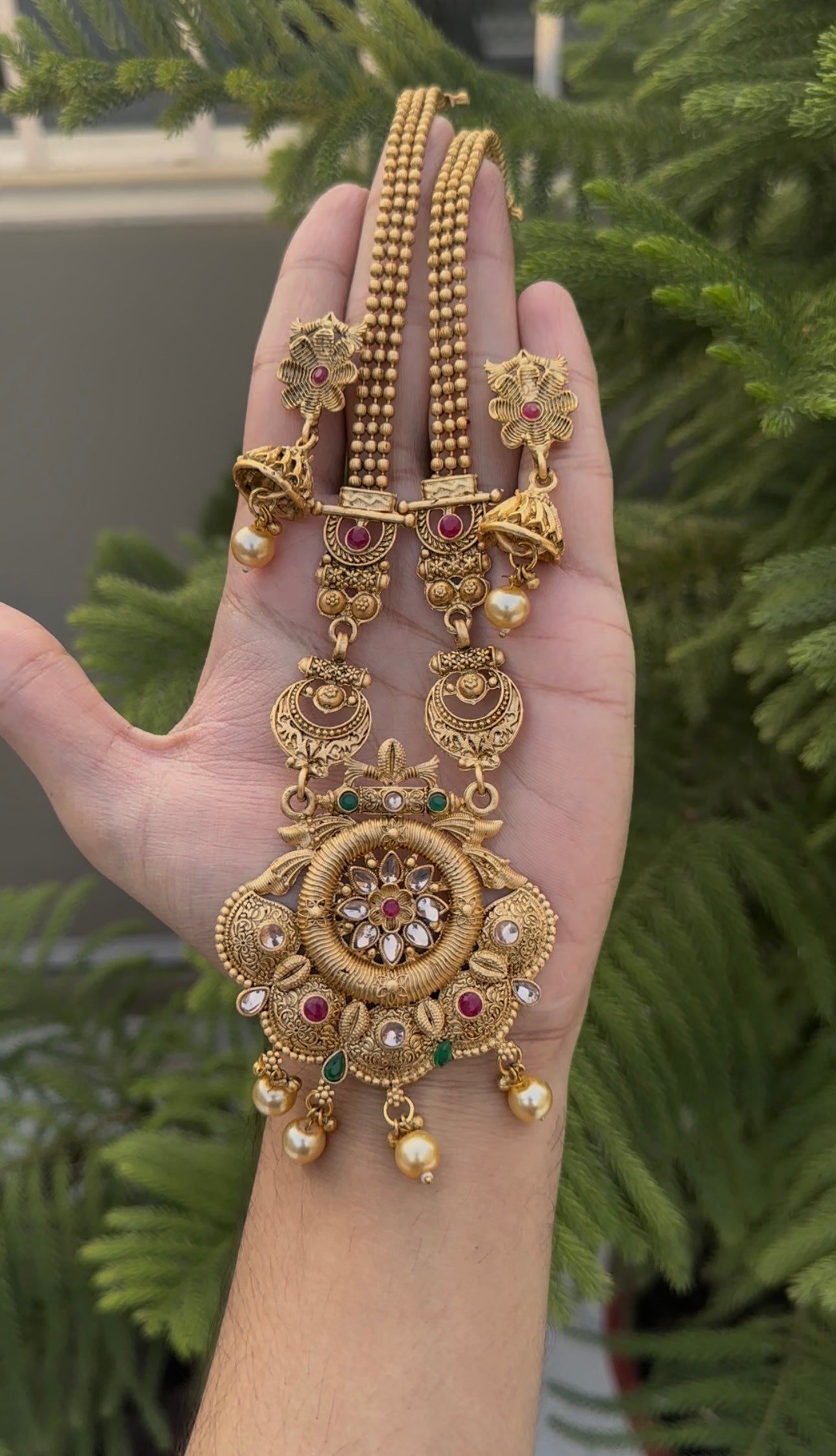 South Indian Rajwari Mala Set