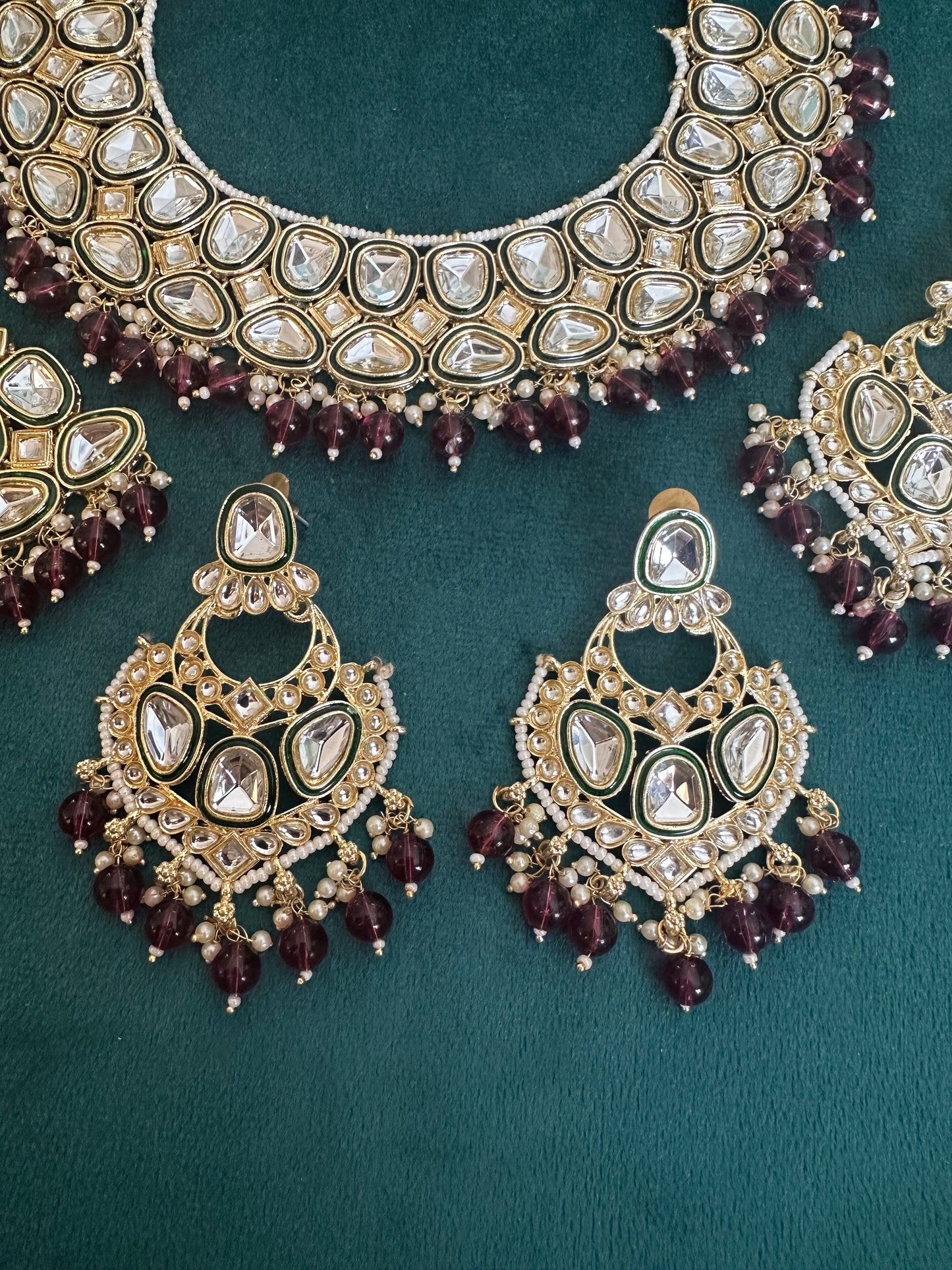 Indian Kundan Bridal Set ✨