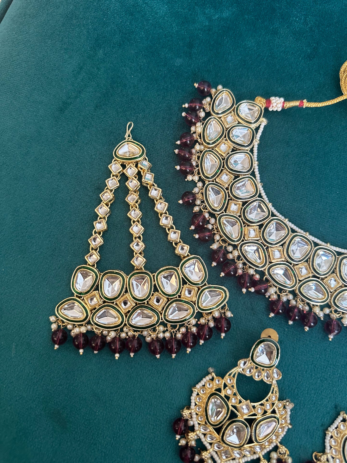 Indian Kundan Bridal Set ✨