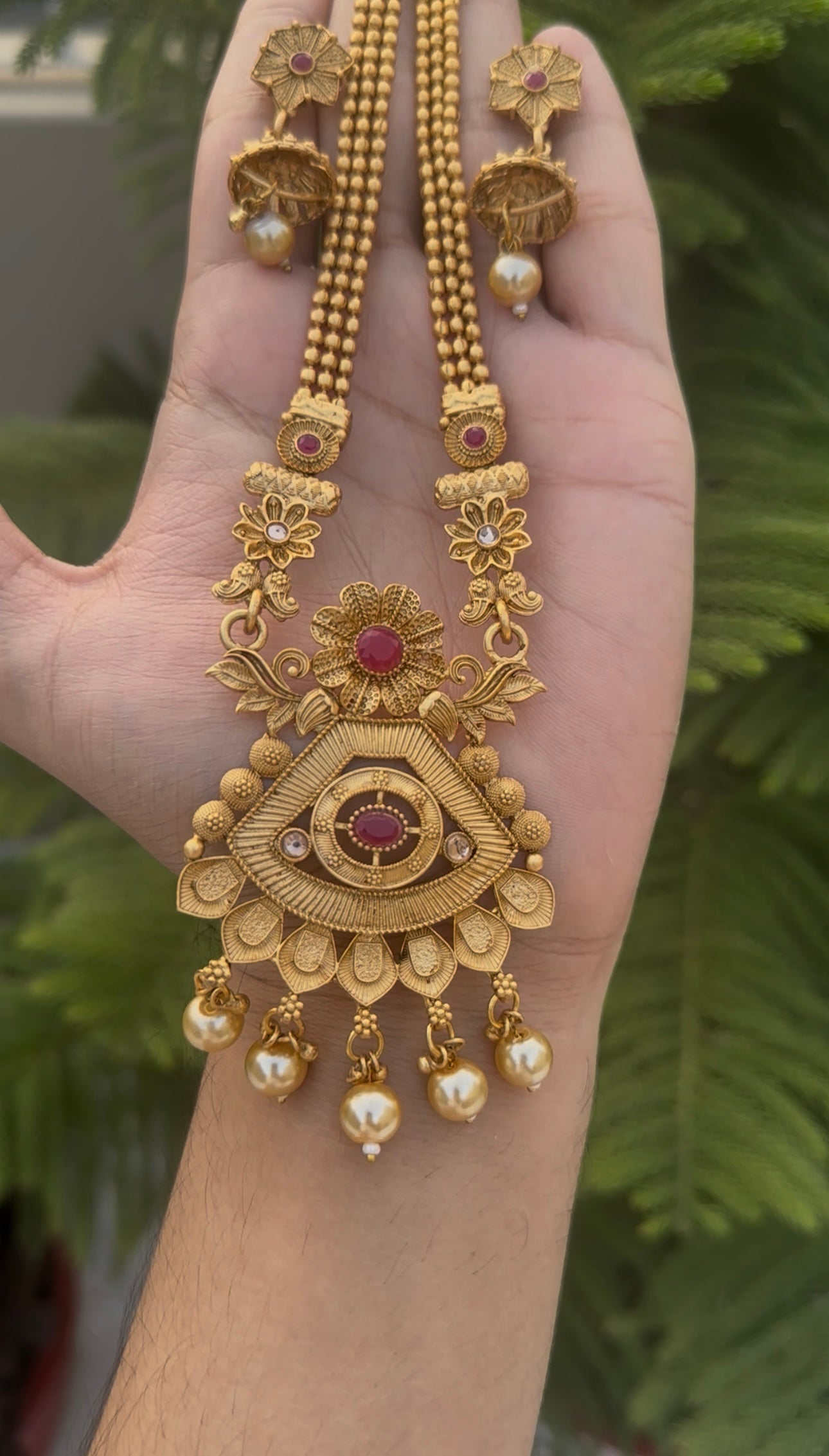South Indian Rajwari Mala Set