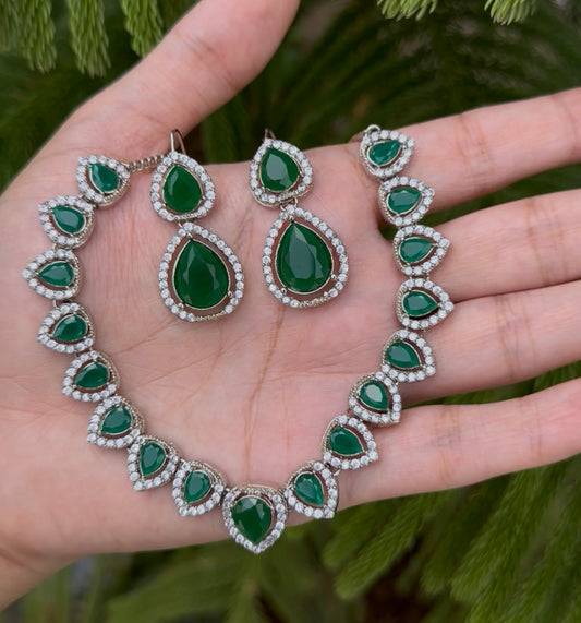 Zircon Necklace Set