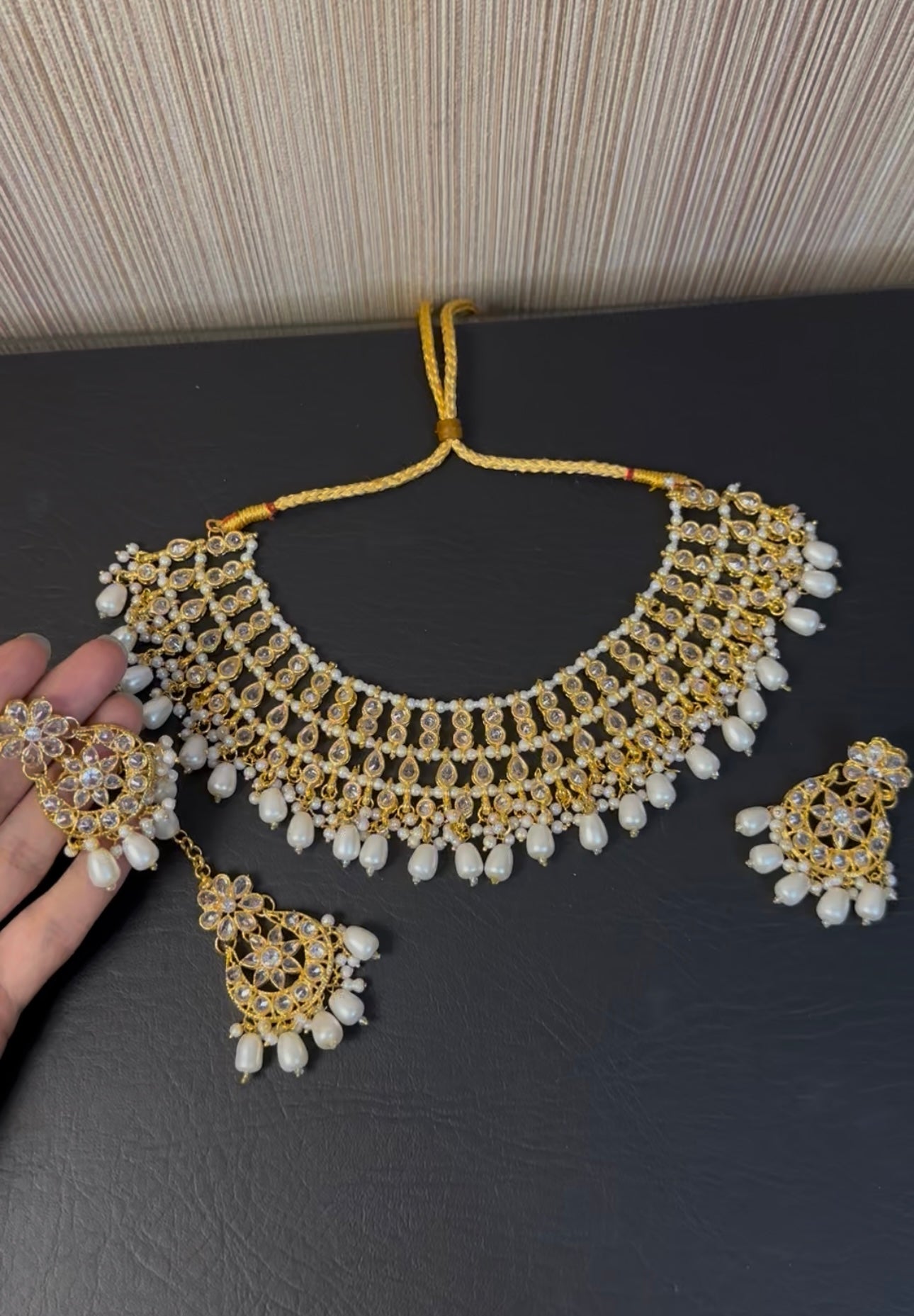 Indian Kundan Necklace Set