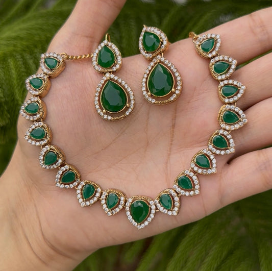 Zircon Necklace Set