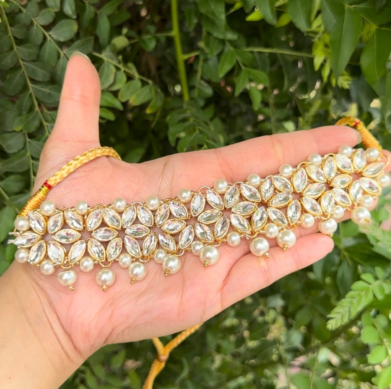 Indian Kundan Chokar Set