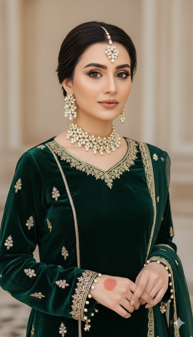 Indian Kundan Chokar Set