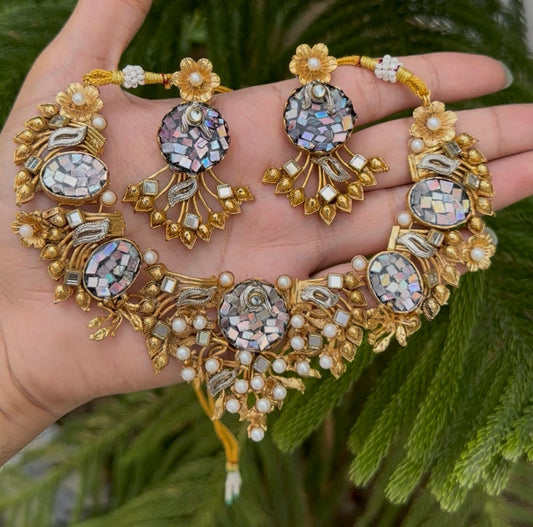 Turkish Stone Necklace With Earrings