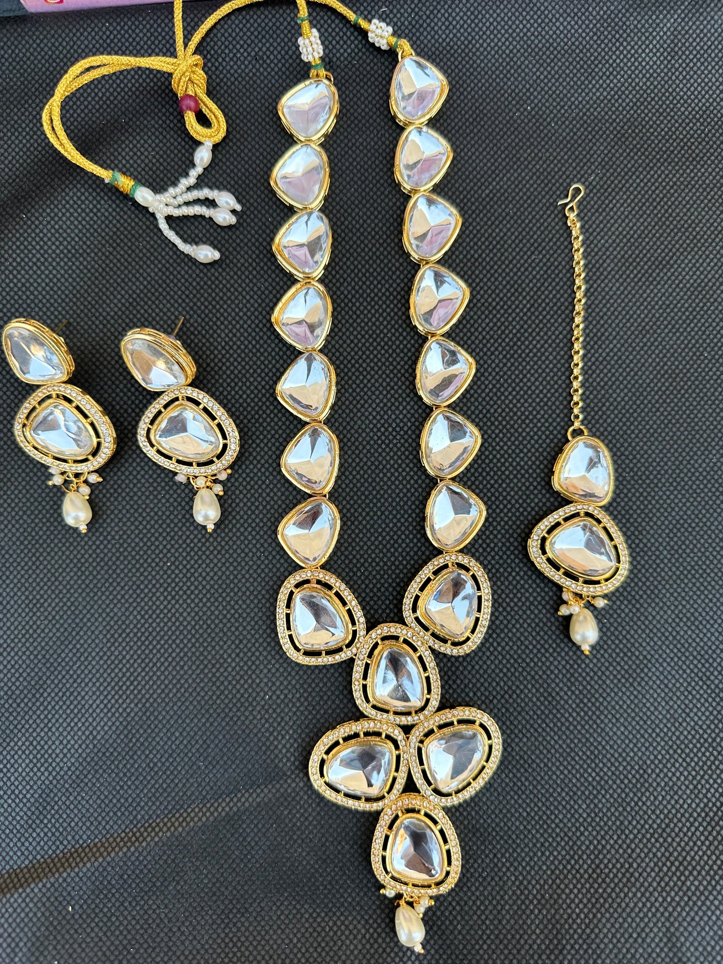 Indian KUNDAN MALA Set ✨