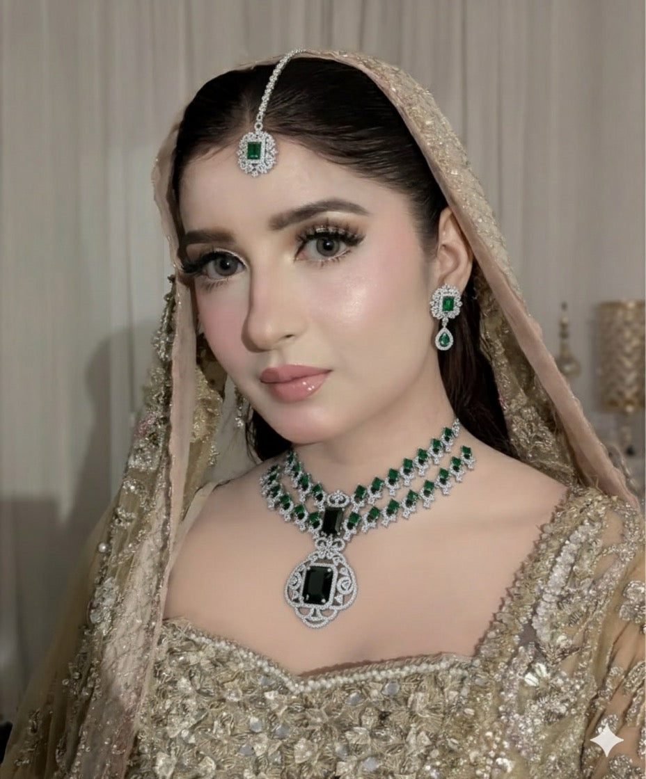 American Ad Diamonds Jarao Double line Zircon Set