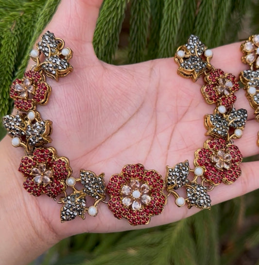 Turkish Stone Necklace Set