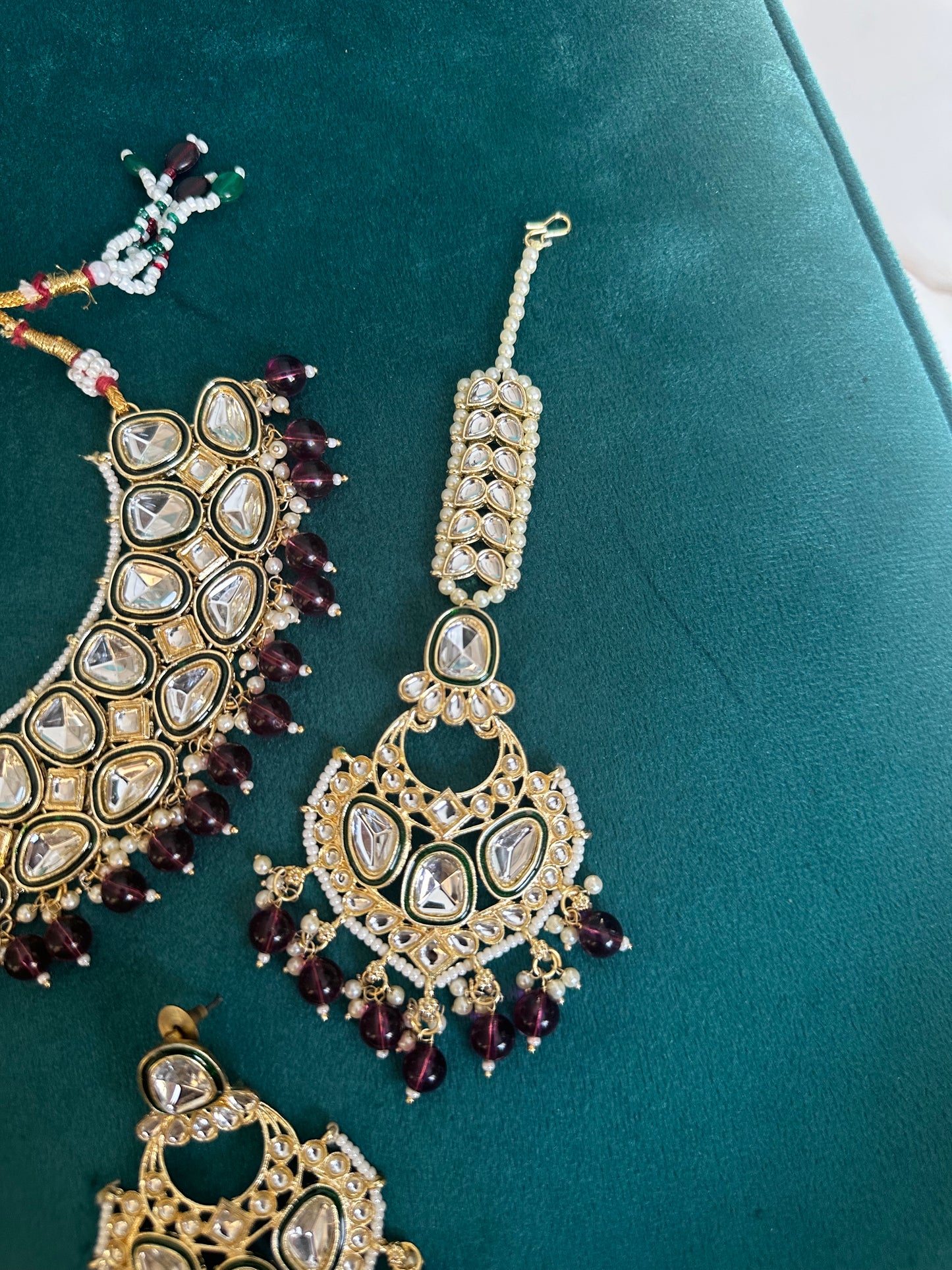 Indian Kundan Bridal Set ✨