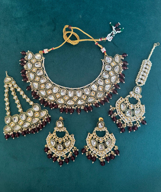 Indian Kundan Bridal Set ✨