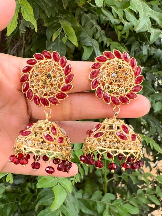 NAURATAN JHUMKI earrings