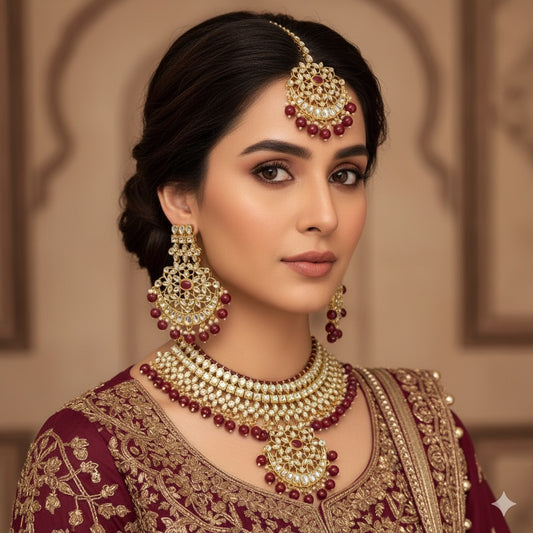 Indian KUNDAN Necklace Set