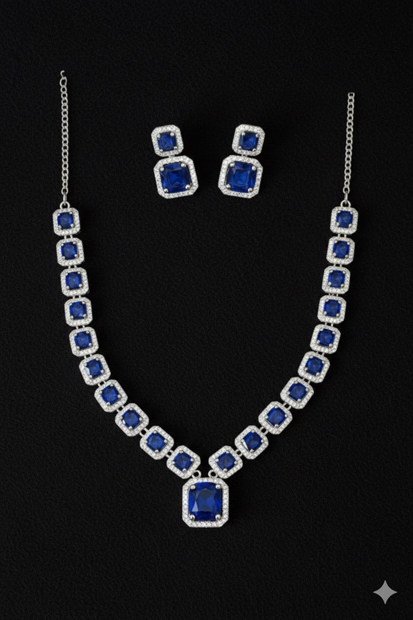 Ad Zircon Necklace Set 💎