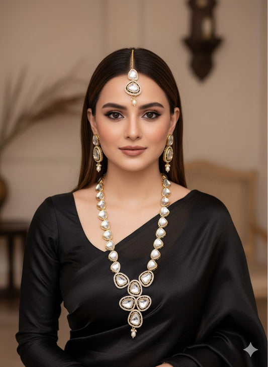 Indian KUNDAN MALA Set ✨