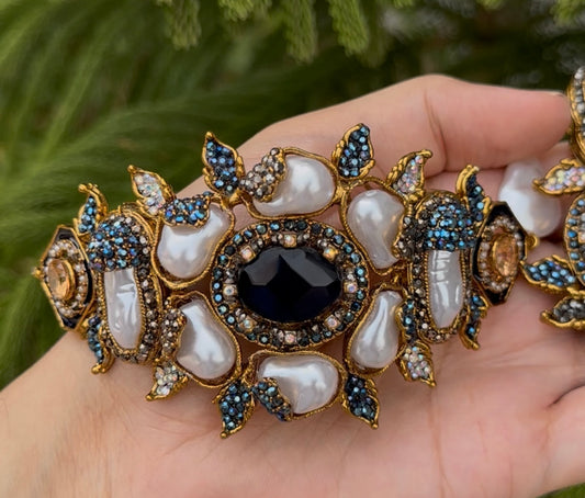 Mother Pearl Turkish Stones CHOKAR Set