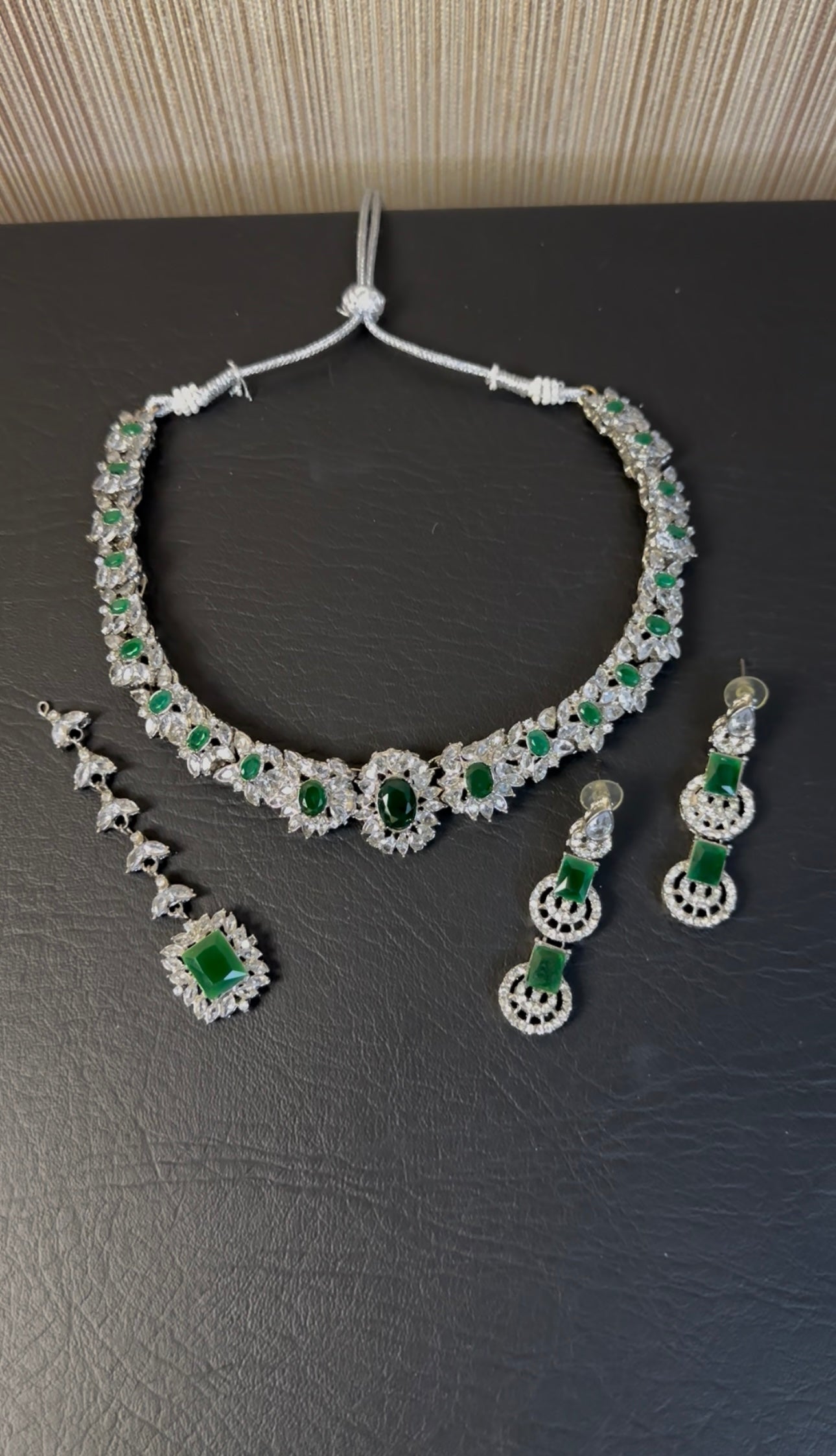 AD Zircon Necklace Set