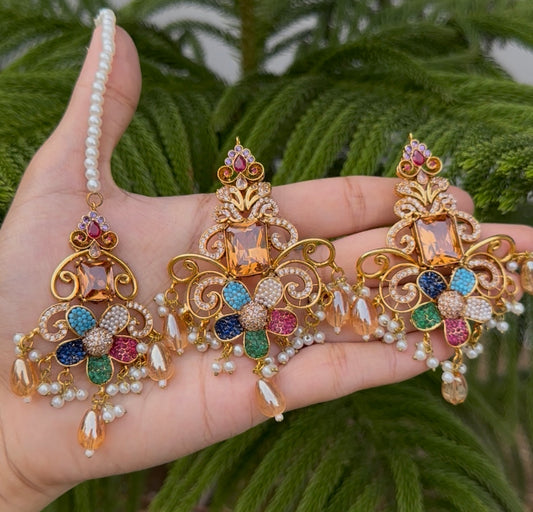 Turkish stones Earrings Tika Set