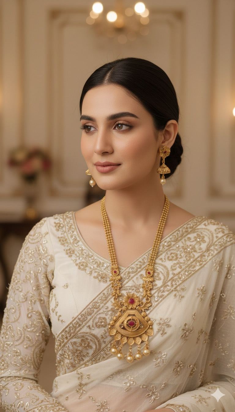 South Indian Rajwari Mala Set