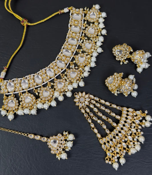 Indian KUNDAN Necklace Set